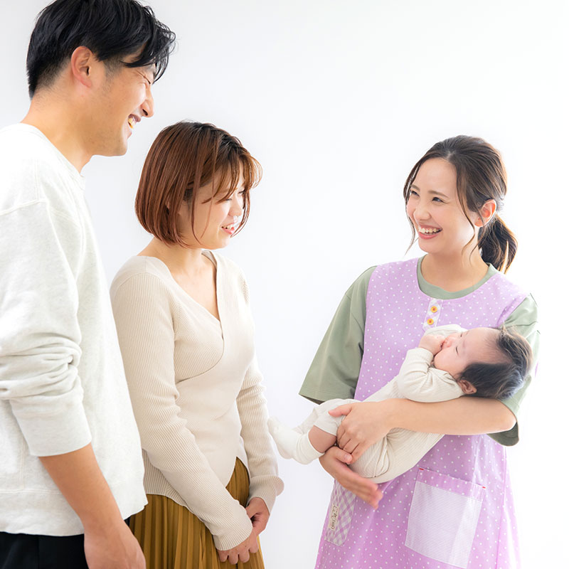 お客様との打ち合わせ