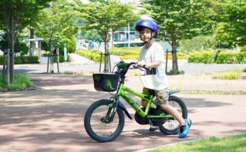 一人で自転車に乗れる